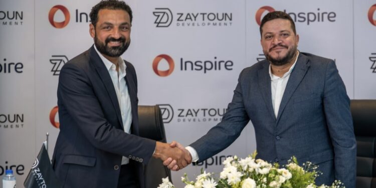 “زيتون للتطوير” تتعاقد مع “انسبايز” لادارة وتشغيل مشروع “INIZIO”