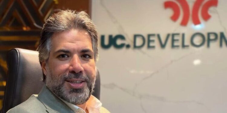 نائب رئيس شركة UC  للتطوير  الانتهاء من ٩٠ % من الأعمال الخرسانية لمشروعى  Uni Tower1 , 2 ” ” والتسليم خلال ٢٠٢٥