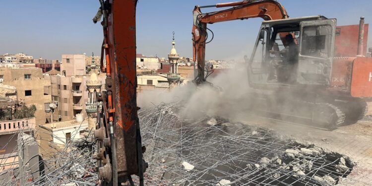 إزالة أي بناء مخالف في محافظة القاهرة