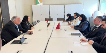 وزيرة التضامن تلتقي وزيرة التنمية الاجتماعية والأسرة بدولة قطر