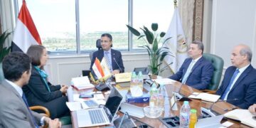 وزير التموين والتجارة الداخلية يستقبل وفد الوكالة الفرنسية للتنمية