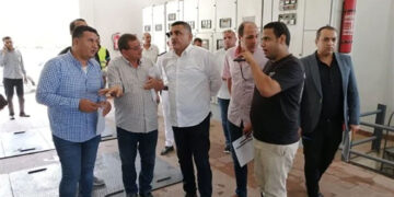 مسئولو الإسكان يتفقدون أعمال تنفيذ المرافق ومحطات الشرب بمدينة بنى سويف الجديدة