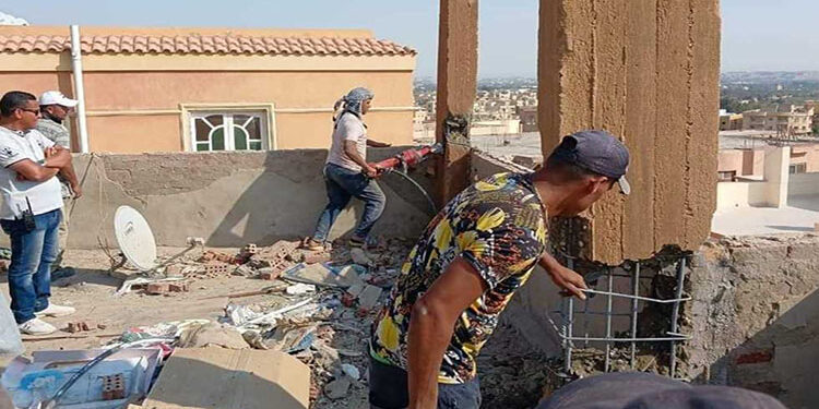 حملات مكبرة لإزالة مخالفات البناء والأنشطة المخالفة بمدن 6 أكتوبر والشيخ زايد والعبور