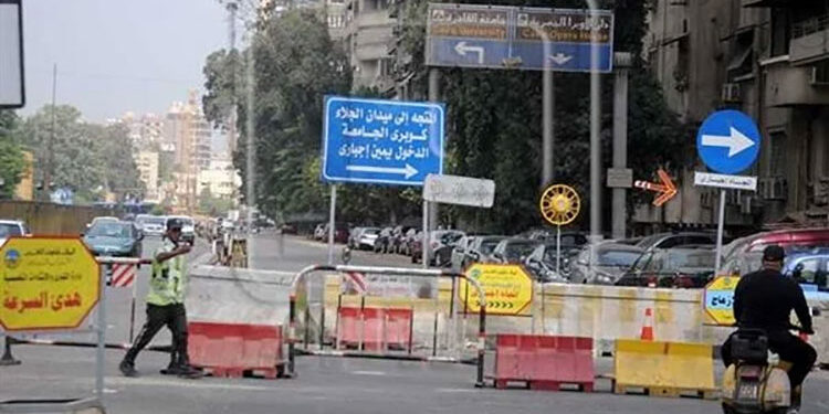 بسبب المترو.. غلق كلى لشارع الروضه بالقاهرة