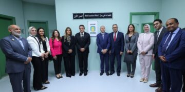 البنك الأهلي المصري يفتتح مشروعات التطوير بمستشفى الحميات بالعباسية
