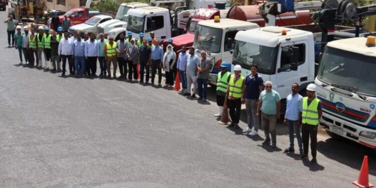 رئيس جهاز الشيخ زايد تتفقد محطات الصرف الصحي واصطفاف معدات المنظومة