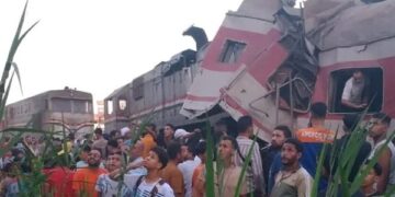 وزيرة التضامن الاجتماعي تتابع حادث تصادم قطارين محافظة الشرقية