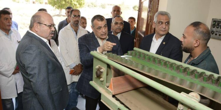 وزير الإنتاج الحربي يقوم بجولة تفقدية مفاجئة لشركة “أبو زعبل للكيماويات المتخصصة”