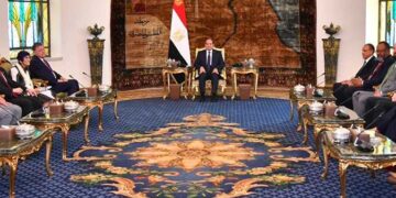 الرئيس السيسي يستقبل وفداً من مجلس النواب الأمريكي