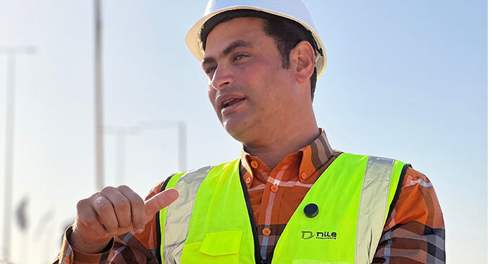 ملحمة معمارية في نايل بيزنس سيتي: صب أساسات قمم إفريقيا”