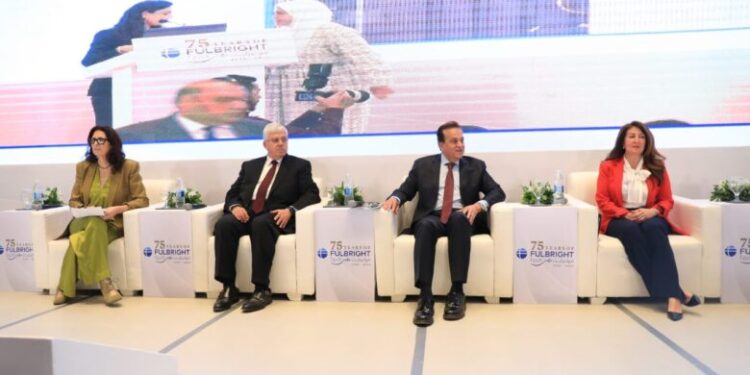 وزير التعليم العالى يشهد الاحتفال بالذكرى السنوية الخامسة والسبعين لهيئة فولبرايت