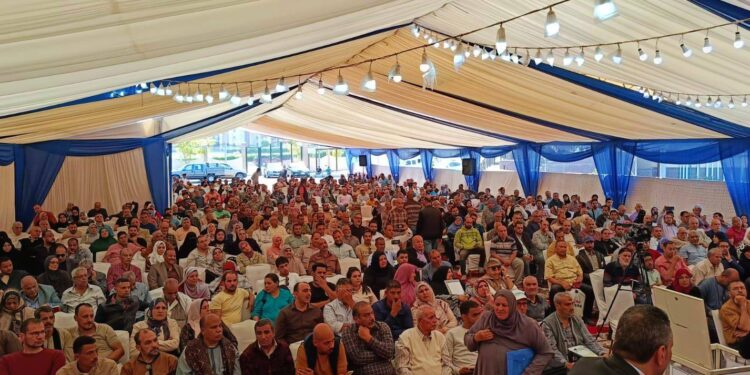 إجراء قرعة على الأراضى الموفق أوضاعها بمنطقة “القادسية” بالعبور الجديدة