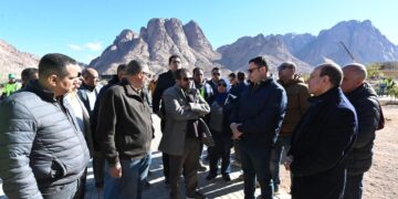 وزير الإسكان يواصل جولته بمشروع تطوير موقع التجلى الأعظم بسانت كاترين