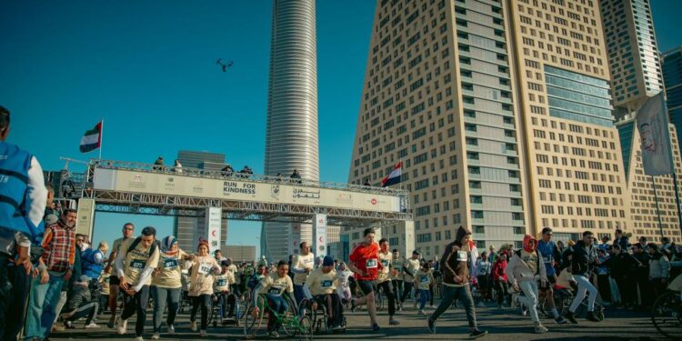 انطلاق النسخة التاسعة من ماراثون زايد الخيري بالعاصمة الإدارية الجديدة