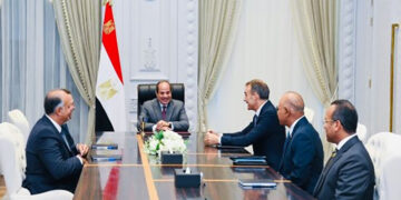 السيسي يستقبل الرئيس التنفيذي لشركة “بريتيش بيتروليوم”