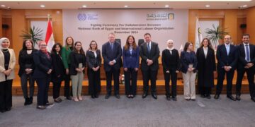 البنك الأهلي يوقع بروتوكول تعاون مع منظمة العمل الدولية..لدعم المشروعات الصغيرة والمتوسطة