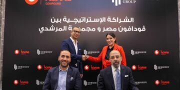 لخدمة 40 الف عميل.. مجموعة المرشدي توقع شراكة استراتيجية مع فودافون مصر