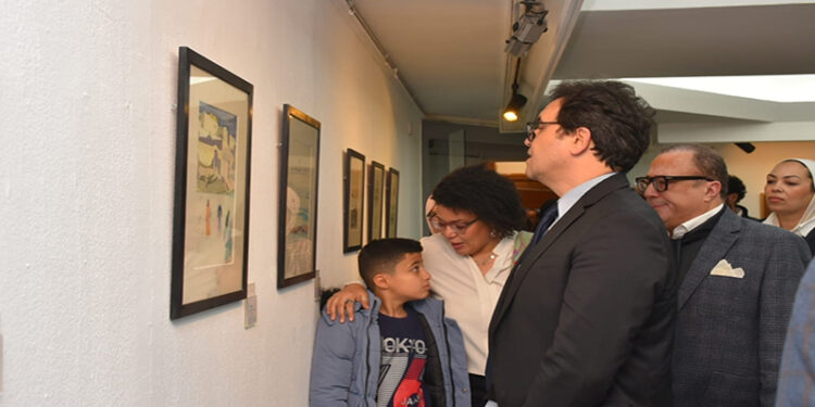 وزير الثقافة يفتتح متحف الفن الحديث بمعرض “خبيئة بيكار” ويشهد احتفالية ذكرى ميلاده الـ112