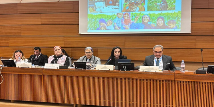 وزارة التضامن والمجالس القومية الوطنية يتجمعون في  جنيف