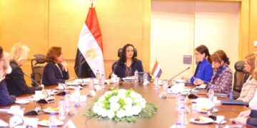 وزيرة التضامن الاجتماعي تلتقي عددا من سفيرات الدول الأجنبية في مصر