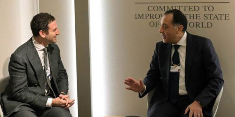 رئيس الوزراء يلتقى رئيس الشئون العالمية بمؤسسة “جولدمان ساكس”