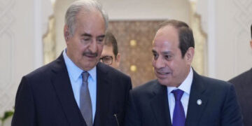 الرئيس السيسي يستقبل المشير خليفة حفتر القائد العام للجيش الوطني الليبي