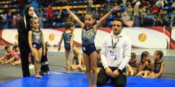 فيروز أحمد حسن تحصل على المركز الاول فى بطولة الجمهورية للجمباز وتفوز بـ”الذهبية” وكأس البطولة