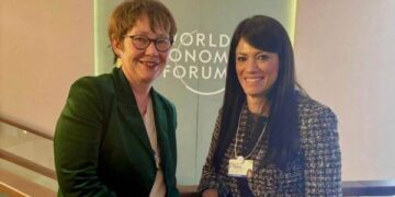 وزيرة التخطيط تلتقي شركاء التنمية الأوروبيين خلال فعاليات الاجتماع السنوي للمنتدى الاقتصادي العالمي