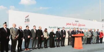 وزير الإسكان يشارك في  فعاليات “أسبوع الخير” لدعم أهالي مدينة الأسمرات  والقافلة الشاملة  لدعم قطاع غزة