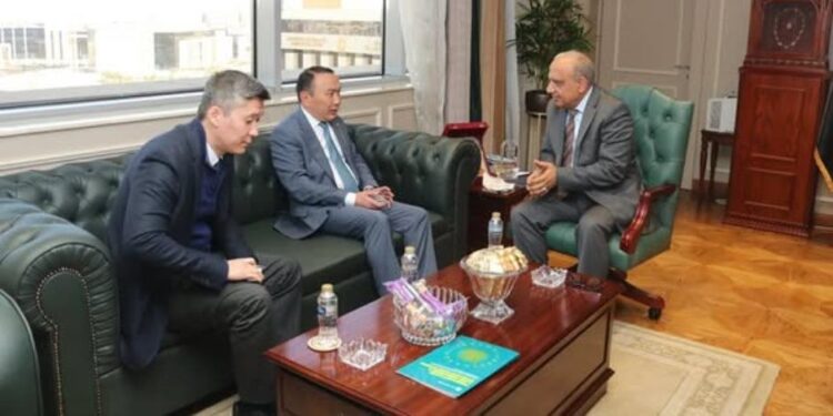 وزير الكهرباء يستقبل سفير كازاخستان بالقاهرة لبحث سبل دعم وتعزيز فرص التعاون والشراكة والاستثمار