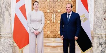 الرئيس السيسي ورئيسة وزراء الدنمارك يتفقان على ضرورة بدء عمليات إعادة إعمار غزة