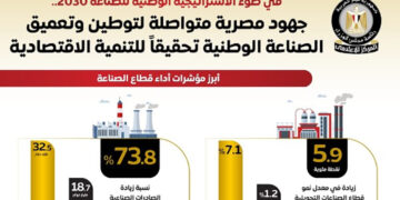 جهود مصرية متواصلة لتوطين وتعميق الصناعة الوطنية تحقيقاً للتنمية الاقتصادية