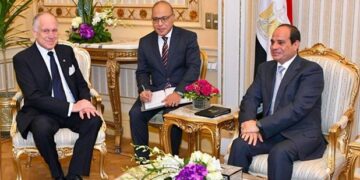 الرئيس السيسي يستقبل رئيس الكونجرس اليهودي العالمي