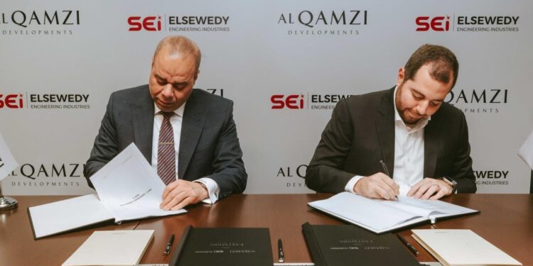 القمزي العقارية تتعاقد مع(مجموعة زكى السويدى) SEI لتنفيذ أعمال شبكات البنية التحتية لمشروعاتها بقيمة 218 مليون جنيه