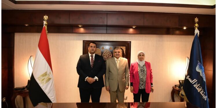 Signing a cooperation protocol between Suez Canal Authority and Egyptian Engineering to begin the launch of housing units in the first district of “New Ismailia”