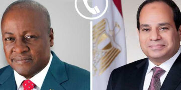 الرئيس السيسي يهنئ رئيس جمهورية غانا بفوزه في الانتخابات الرئاسية