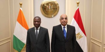 وزير العدل يستقبل سفير جمهورية ساحل العاج بالقاهرة