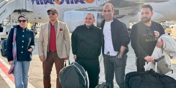 عقب الاحتفالية التاريخية بالاقصر مطار القاهرة يستقبل بعثة النادي الأهلي