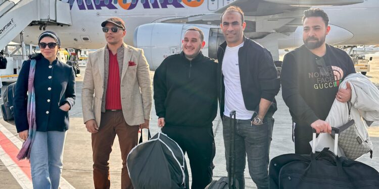 عقب الاحتفالية التاريخية بالاقصر مطار القاهرة يستقبل بعثة النادي الأهلي