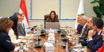 وزيرة التنمية تبحث مع وفد من الوكالة الألمانية للتعاون الدولي مجالات التعاون المشترك