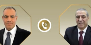 اتصال هاتفي بين وزير الخارجية وأمين سر اللجنة التنفيذية لمنظمة التحرير الفلسطينية