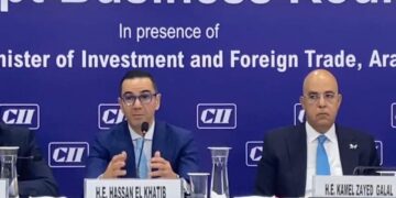 وزير الاستثمار يشارك باجتماع مائدة مستديرة مصري هندي بمشاركة نخبة من الرؤساء التنفيذيين وقادة الصناعة بدولة الهند