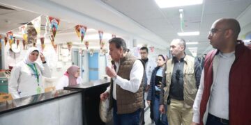 نائب رئيس مجلس الوزراء يتفقد مستشفى الهلال ومستشفى شبرا العام