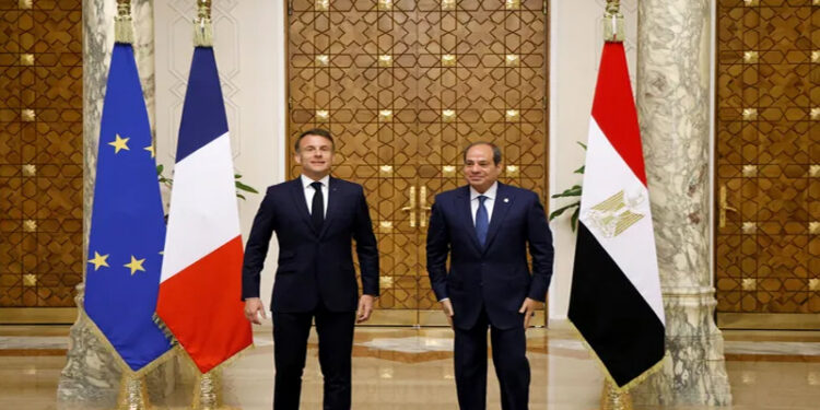 الرئيس السيسى: توافقنا مع ماكرون على أهمية الحفاظ على سيادة سوريا