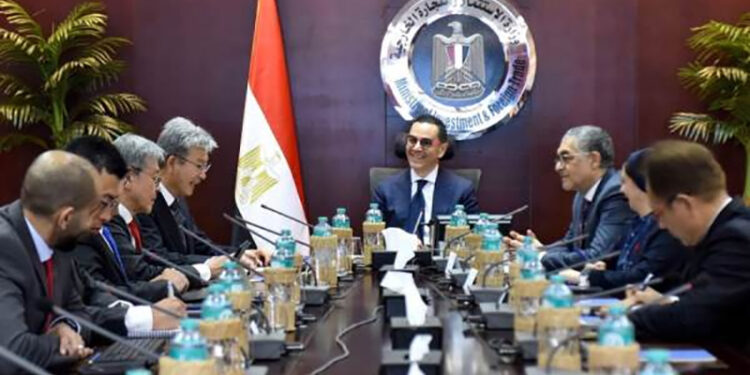 وزير الاستثمار يلتقي رئيس مجلس إدارة شركة يازاكي اليابانية لأوروبا والشرق الأوسط وأفريقيا لاستعراض مشروع الشركة في السوق
