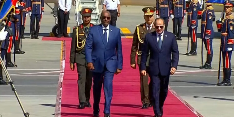 الرئيس السيسي يستقبل رئيس مجلس السيادة السوداني اليوم