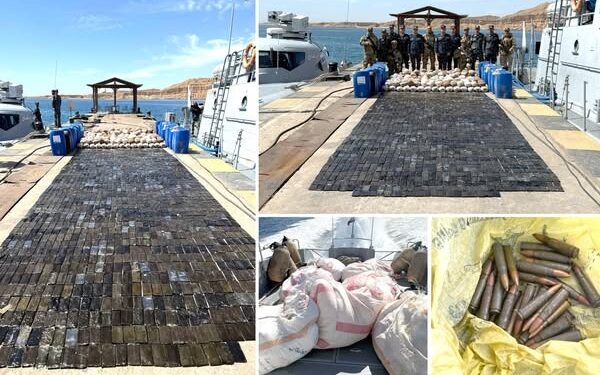 القوات البحرية تنجح في إحباط محاولة تهريب كميات من المواد المخدرة عبر سواحل البحر الأحمر