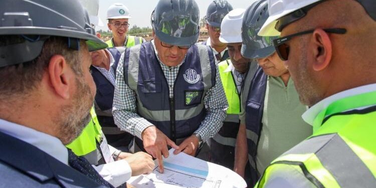 رئيس الهيئة العربية للتصنيع يتفقد أعمال إنشاء مصانع تدوير المخلفات الصلبة بمحافظة كفر الشيخ