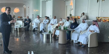 خلال زيارته للسعودية.. وزير الصحة يلقي محاضرة بعنوان «الثورات الصناعية والرعاية الصحية»