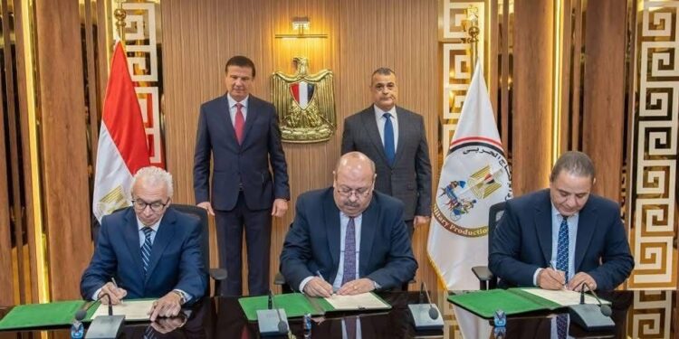 انطلاقة وطنية كبرى لتحالف ثلاثي بين “الإنتاج الحربي”و الزراعة و”البنك الزراعي”